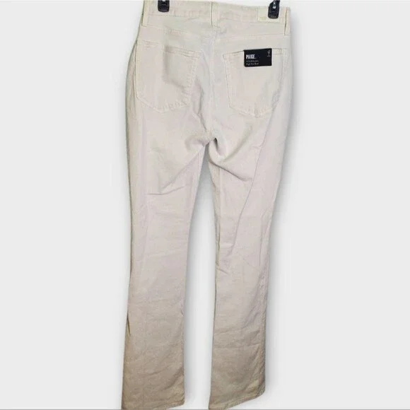 Paige White Hourglass High Rise Boot Jeans Size 29 - Picture 3 of 9
